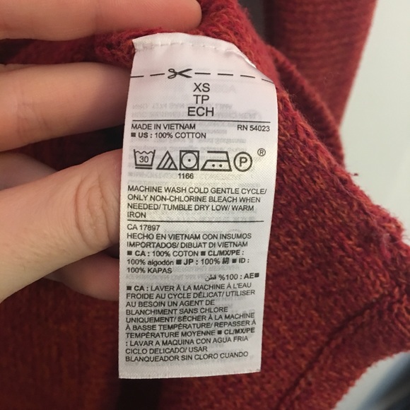 Old Navy Red/Orange Sweater - Picture 5 of 5